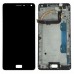 Дисплей для Lenovo Vibe P1 с тачскрином и рамкой, черный, оригинал миниатюра 1