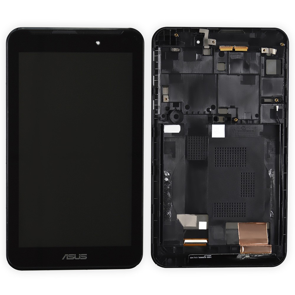 Дисплей Asus MeMO Pad 7 ME170, ME170c, FE170CG (K012, K017, K01A) с тачскрином и рамкой в сборе, цвет черный фото 1