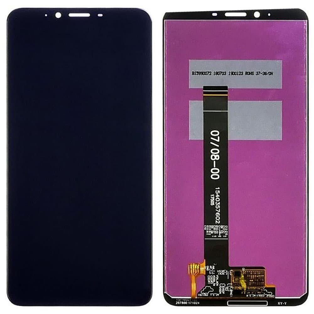 Дисплей для Meizu E3 з тачскрином у зборі, колір чорний фото 1