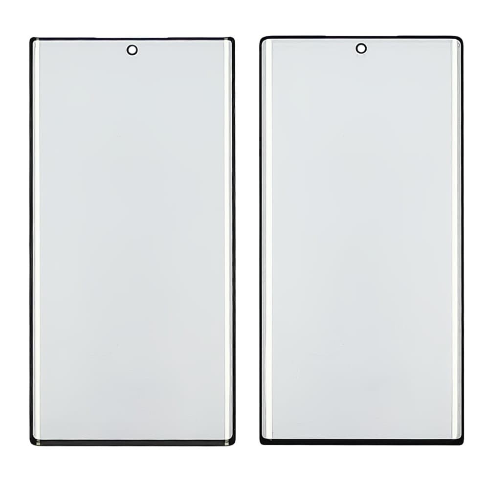 Скло корпусу для Samsung N975 Galaxy Note 10 Plus + OCA, колір чорний фото 1