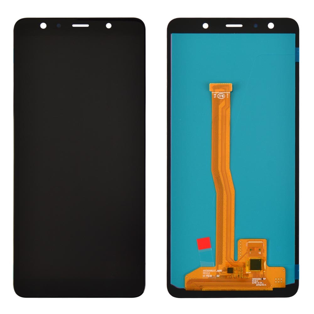 LCD Samsung A750H/DS Galaxy A7 (2018) + Touchscreen (black) OLED small LCD фото 1 Дисплей для Samsung A750H/DS Galaxy A7 (2018) с тачскрином в сборе, цвет черный, OLED small LCD фото 1