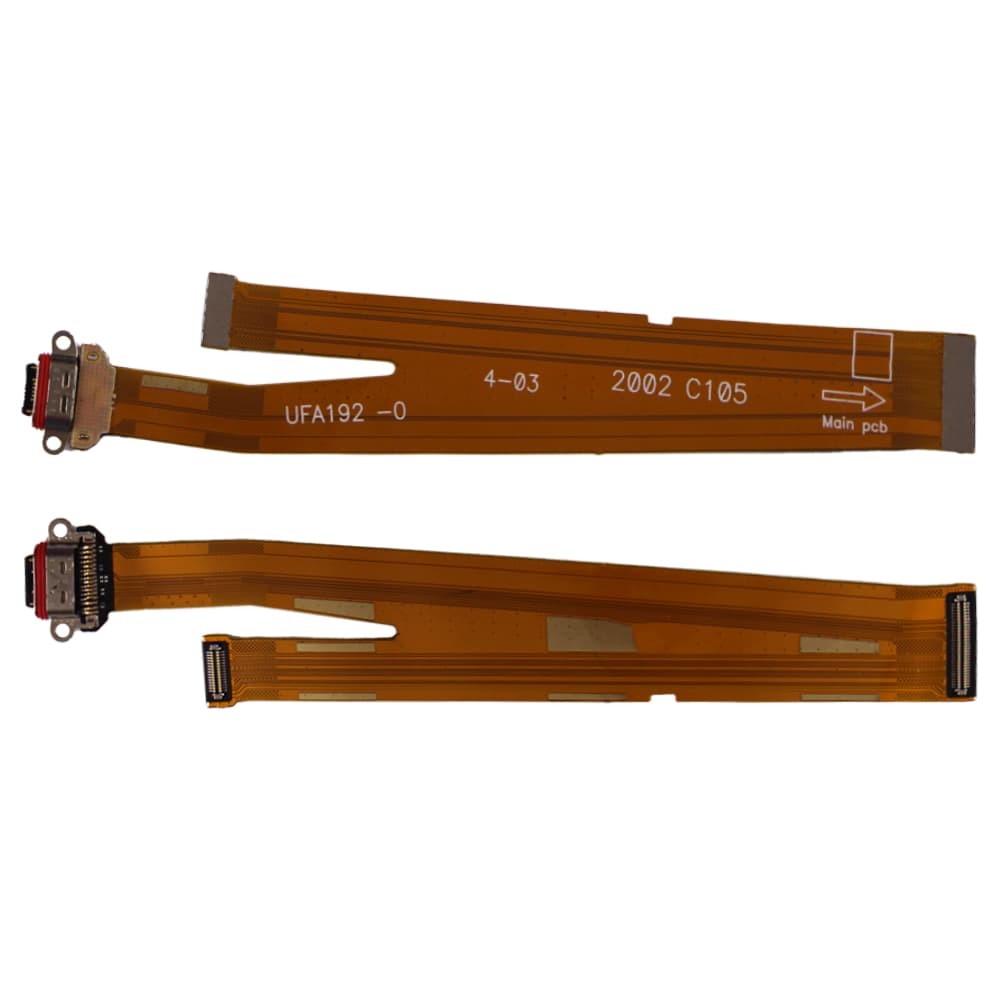 Шлейф с разъемом зарядки для Oppo A52, A92 фото 1