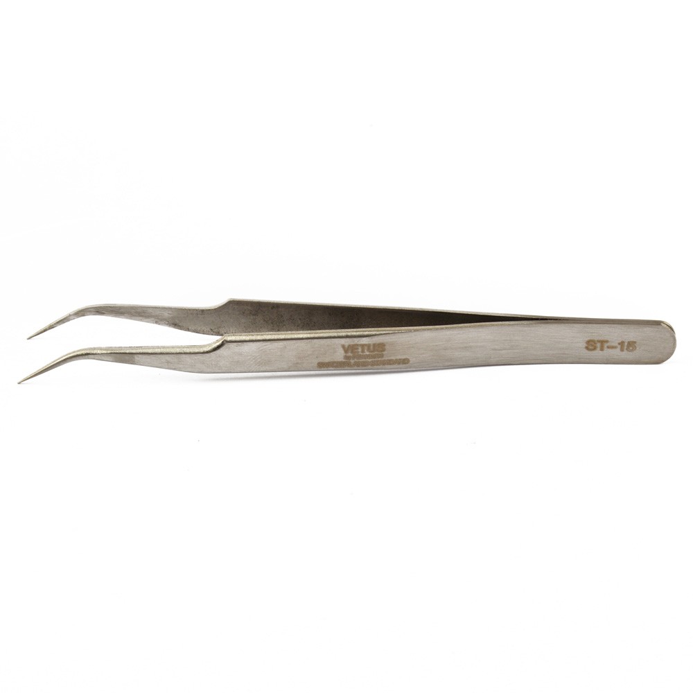 Пинцет изогнутый Vetus st-15 фото 1