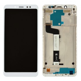 Дисплей для Xiaomi Redmi Note 5, Note 5 Pro с тачскрином в сборе, с рамкой, оригинал китай,  цвет белый
