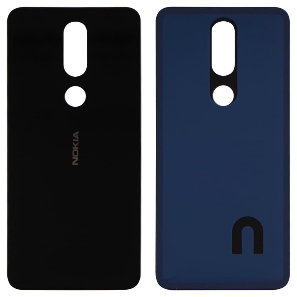 Задняя крышка для Nokia 7.1 Dual Sim, цвет черный фото 1