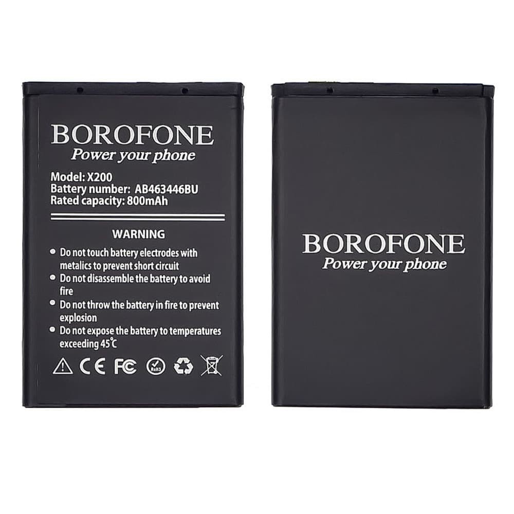 Аккумулятор для Samsung AB463446BU X200/ B110/ B130/ C140/ C160/ C240/ C300/ C3010/ C3520/ C5010, Borofone фото 1