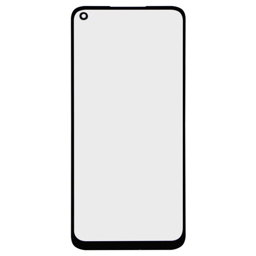 Стекло корпуса для Oppo A52, A72, A92, Realme 6, 7 + OCA, цвет черный фото 1