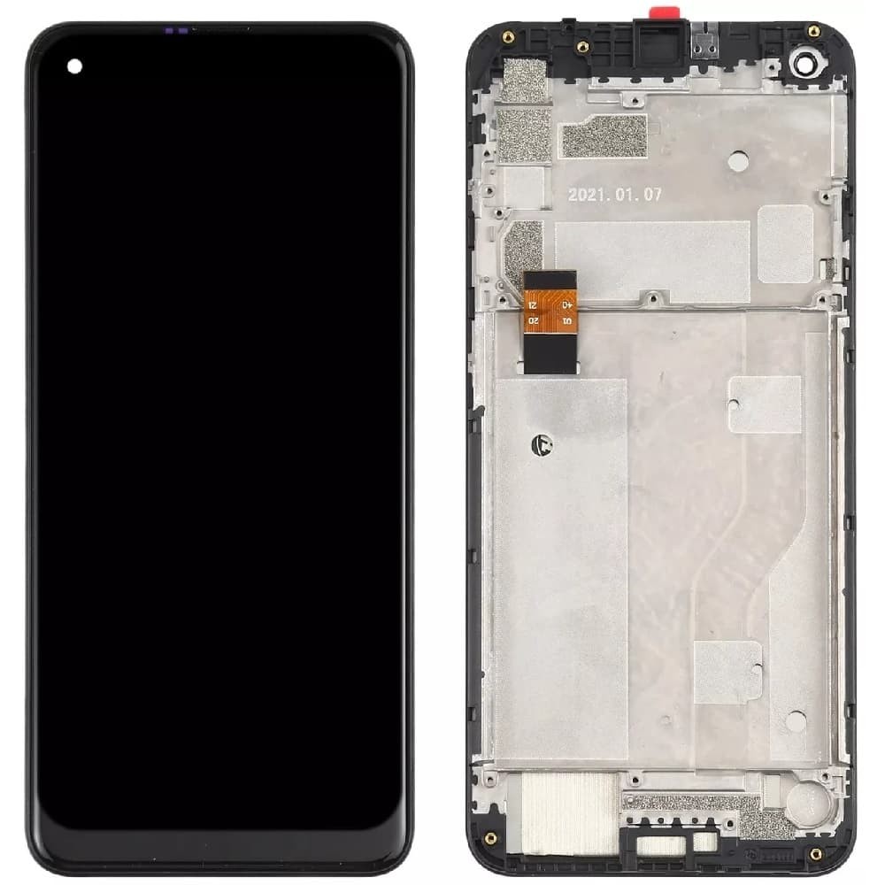 Дисплей для Ulefone Note 11P (F6552549VC), с тачскрином и рамкой в сборе, цвет черный фото 1