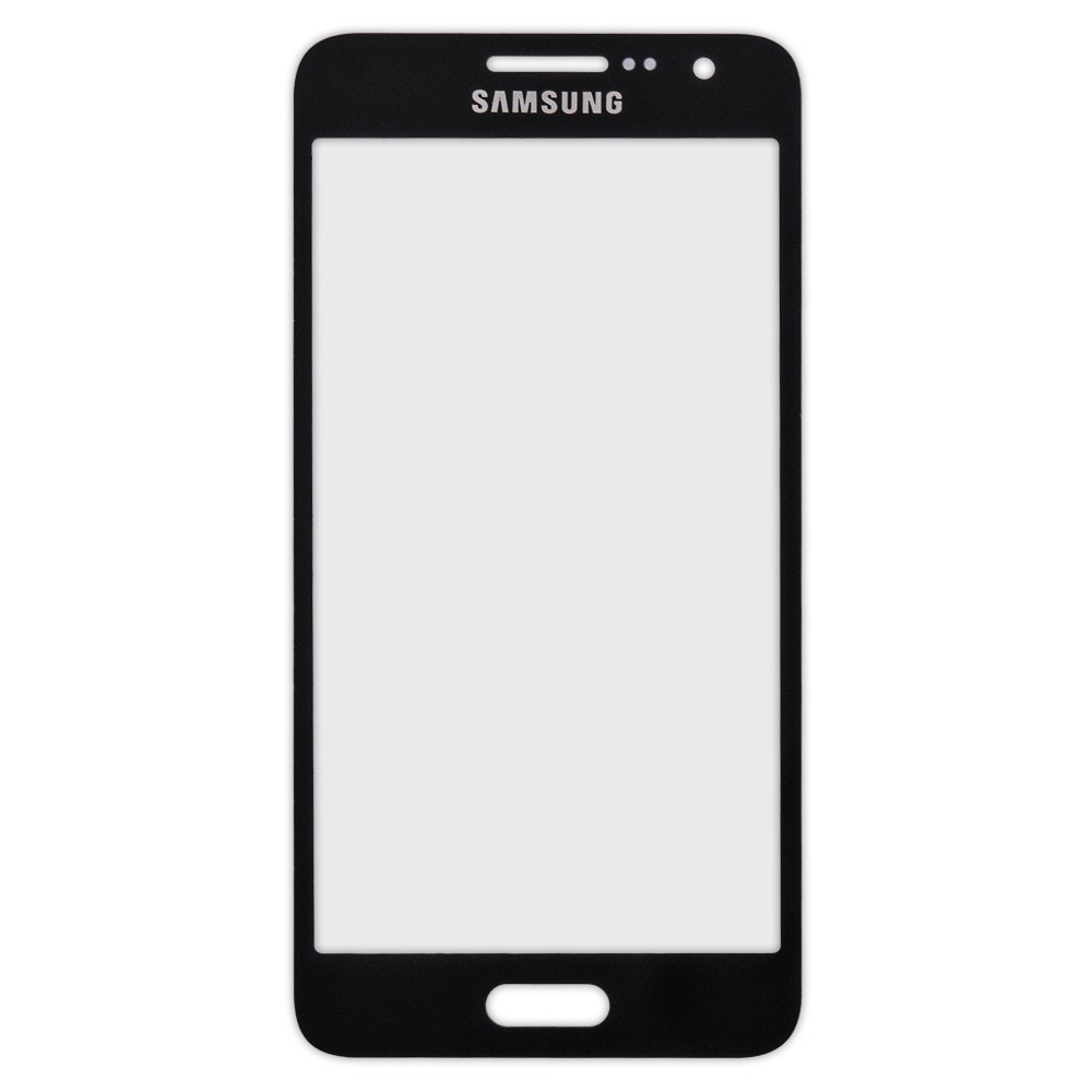 Стекло для Samsung A300 Galaxy A3, цвет черный фото 1