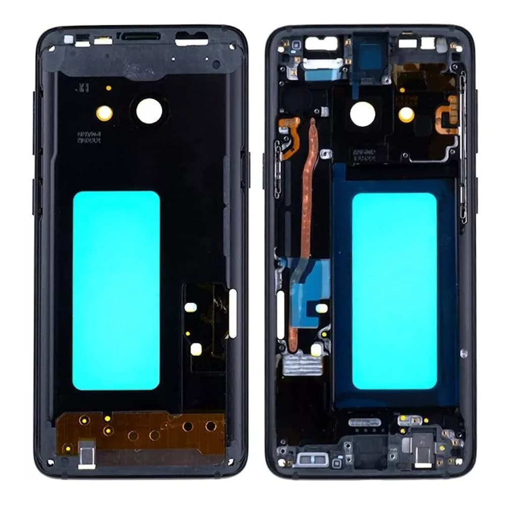 Рамка дисплея для Samsung G960 Galaxy S9, колір чорний фото 1
