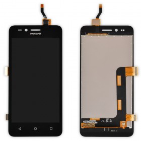 Дисплей Huawei Y3 II (LUA-U03/U22/U23/L03/L13/L23) 3G с тачскрином в сборе,  цвет черный, без рамки