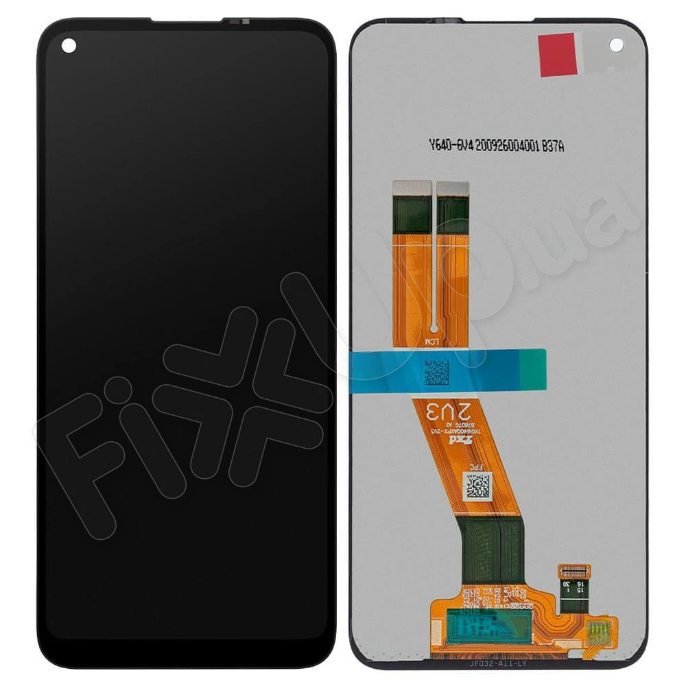 Дисплей для Samsung A115F Galaxy A11/M115F/DS/M Galaxy M11 (157,5мм) с тачскрином в сборе, цвет черный, сервисный оригинал фото 1