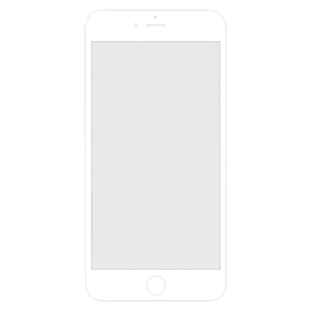 Стекло для iPhone 6S Plus (5,5), цвет белый фото 1