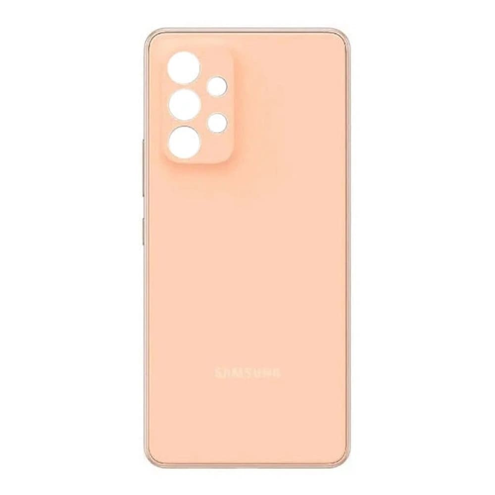 Задняя крышка для Samsung A536 Galaxy A53 2022, цвет оранжевый фото 1