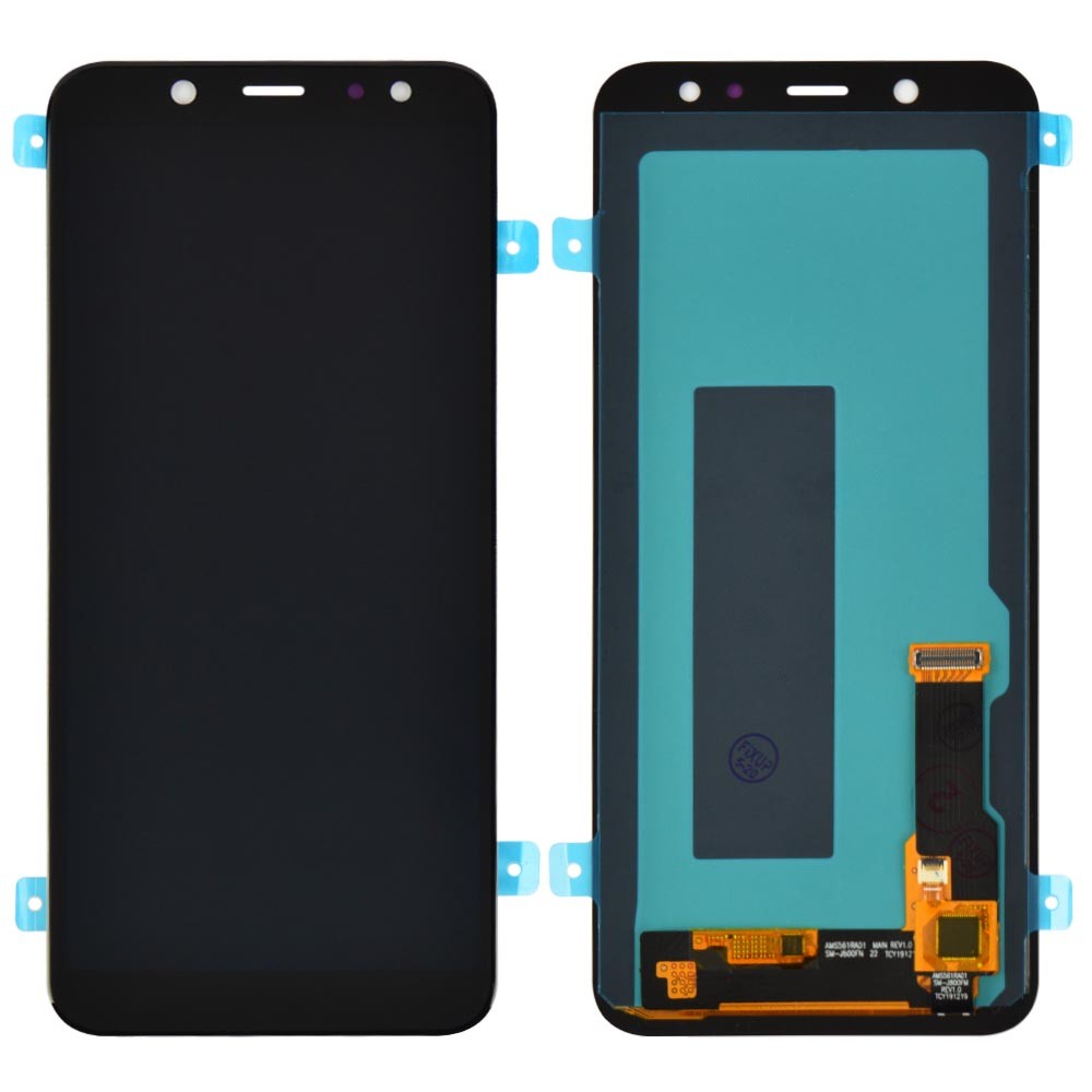 Дисплей для Samsung A600F/DS Galaxy A6 (2018) з тачскрином у зборі, колір чорний, OLED фото 1