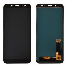 Дисплей для Samsung A600 (A600F/DS) Galaxy A6 (2018) з тачскріном у зборі, ips (tft),  колір чорний, без рамки