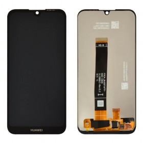 Дисплей для Huawei Y5 2019, Honor 8S (2019) (AMN-LX1/LX2/LX3/LX9/ KSE-LX9/KSA-LX9) с тачскрином в сборе, без рамки, оригинал китай,  цвет черный, 3 окошка под датчики