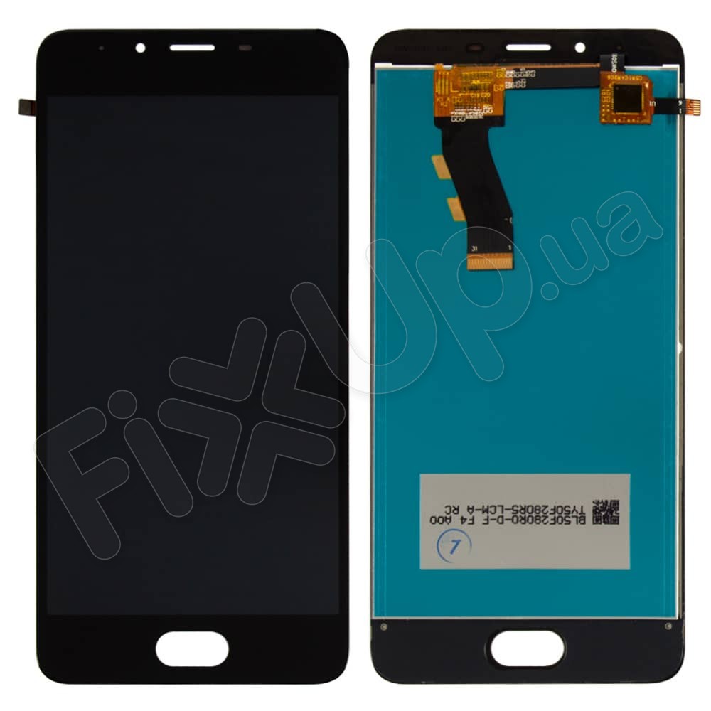 Дисплей для Meizu U10 с тачскрином в сборе, цвет черный, Orig PRC, уценка фото 1