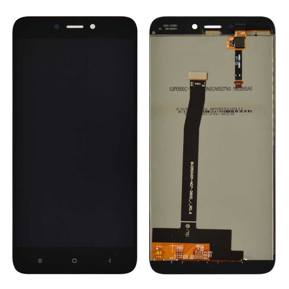Дисплей для Xiaomi Redmi 4X с тачскрином в сборе, цвет черный, оригинал с замененным стеклом, уценка фото 1