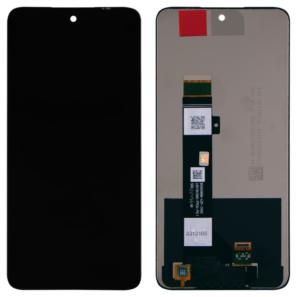 Дисплей для Motorola XT2331 Moto G13/XT2333/ XT2333-3 Moto G23, с тачскрином, черный, оригинал Китай, уценка фото 1