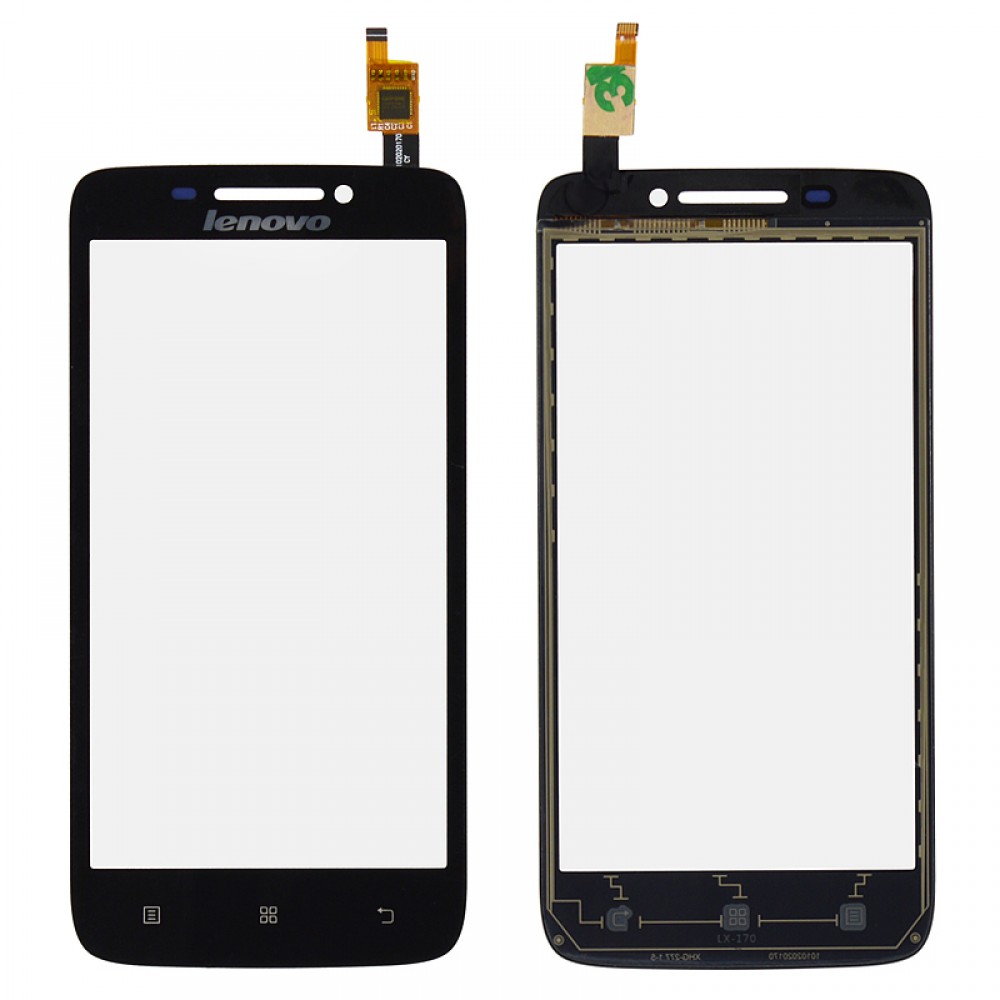 Тачскрин Lenovo S650, маленькая микросхема, цвет черный фото 1