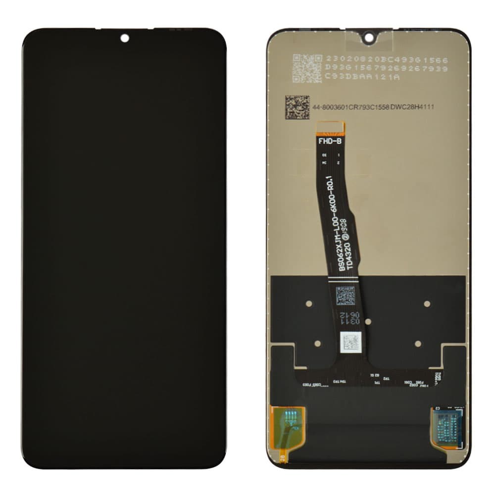 Дисплей для Huawei P30 Lite/Nova 4e 2019 с тачскрином в сборе, цвет черный, оригинал фото 1