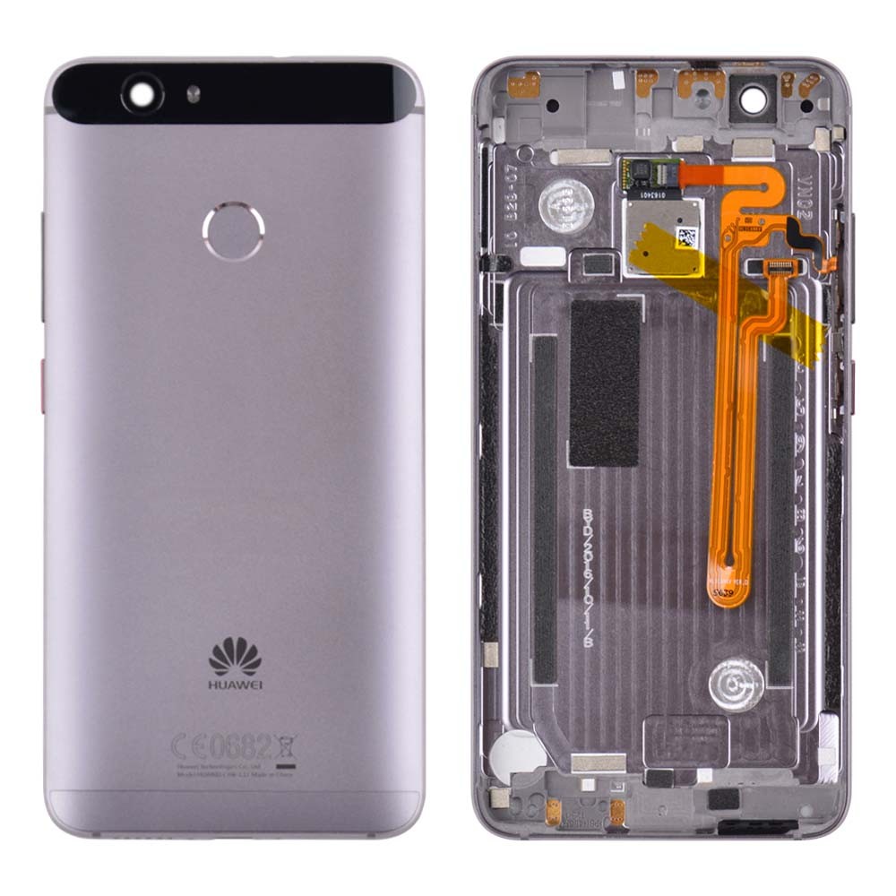Задняя крышка для Huawei Nova (CAN-L01/CAN-L11), цвет серый, оригинал фото 1