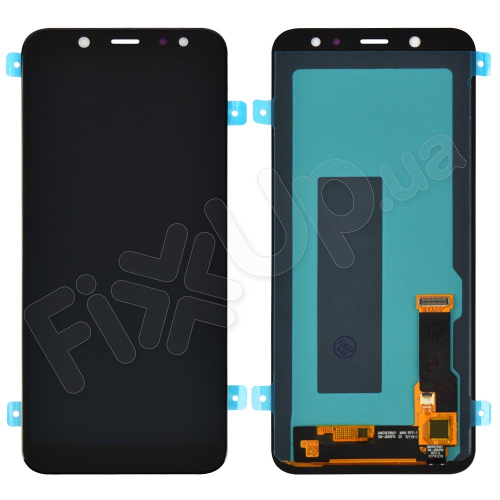 Дисплей для Samsung A600F/DS Galaxy A6 (2018) с тачскрином в сборе, цвет черный, OLED, уценка фото 1