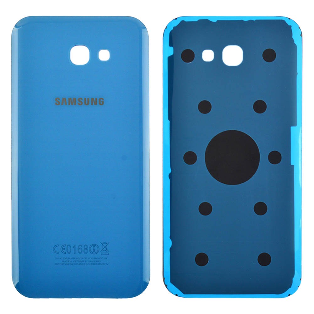 Задняя крышка Samsung A720F, DS Galaxy A7 (2017), цвет синий фото 1