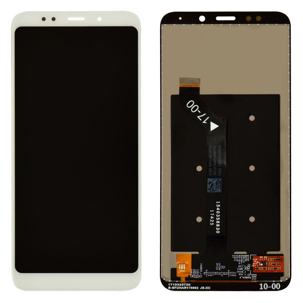 Дисплей для Xiaomi Redmi 5 Plus з тачскрином у зборі, колір білий, оригінал, уцінка фото 1