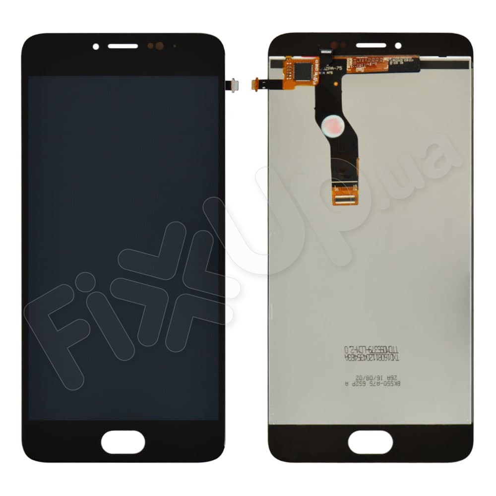 Дисплей для Meizu M3 Note (L681h) з тачскрином у зборі, колір чорний, оригінал, уцінка фото 1