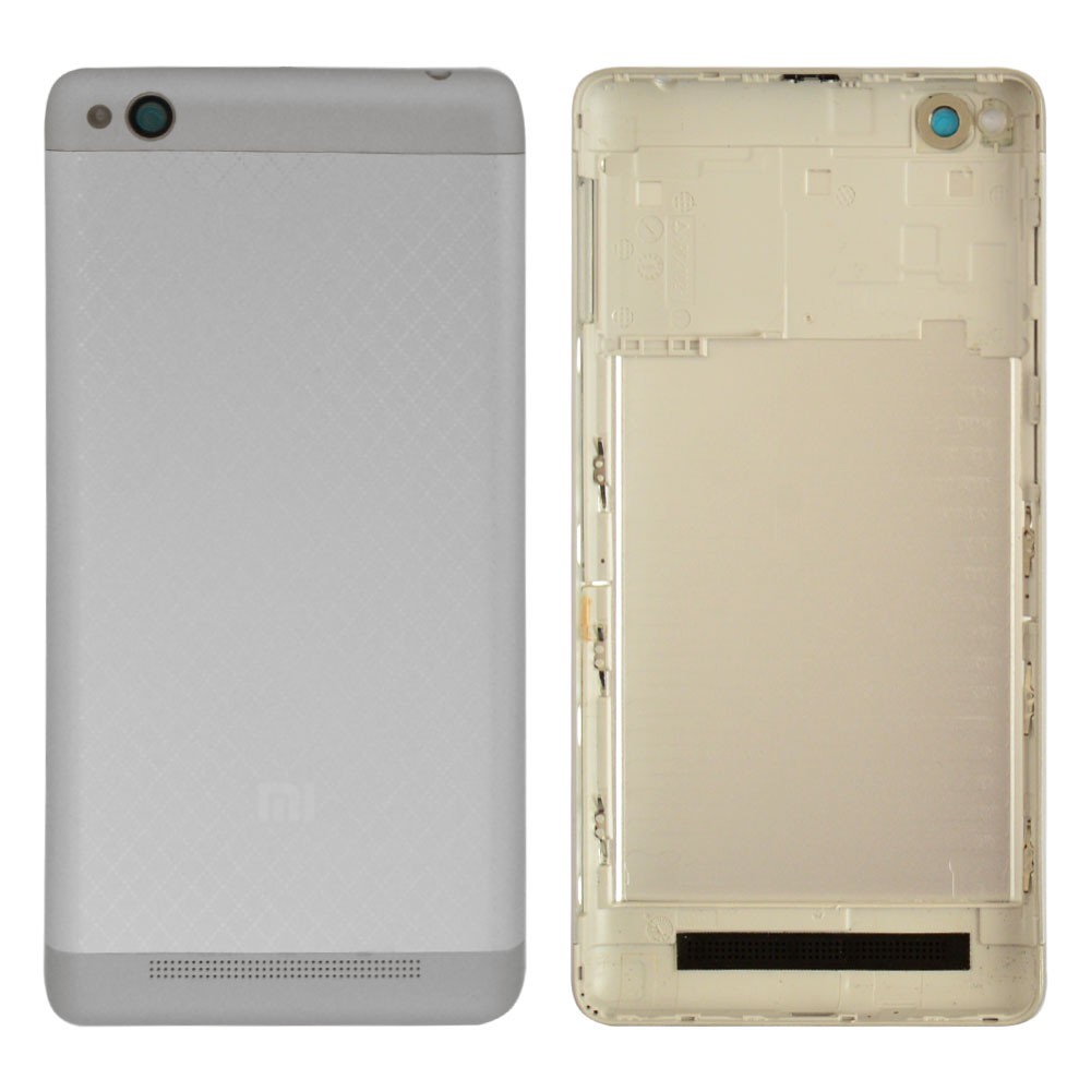 Задня кришка для Xiaomi Redmi 3, колір срібло, оригінал фото 1