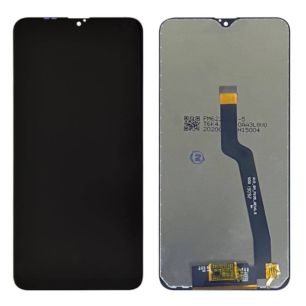 Дисплей для Samsung A105 (A105F/DS Galaxy A10) 2019 з тачскріном, чорний, сервісний оригінал фото 1