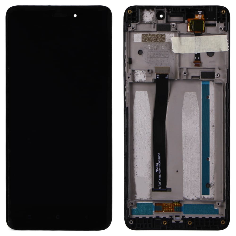 LCD Xiaomi Redmi 4A + Touchscreen with Frame (black) copy TEST OK фото 1 Дисплей для Xiaomi Redmi 4A с тачскрином и рамкой в сборе, цвет черный фото 1