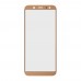 Стекло для Samsung A600 Galaxy A6 (2018), цвет золотой миниатюра 1