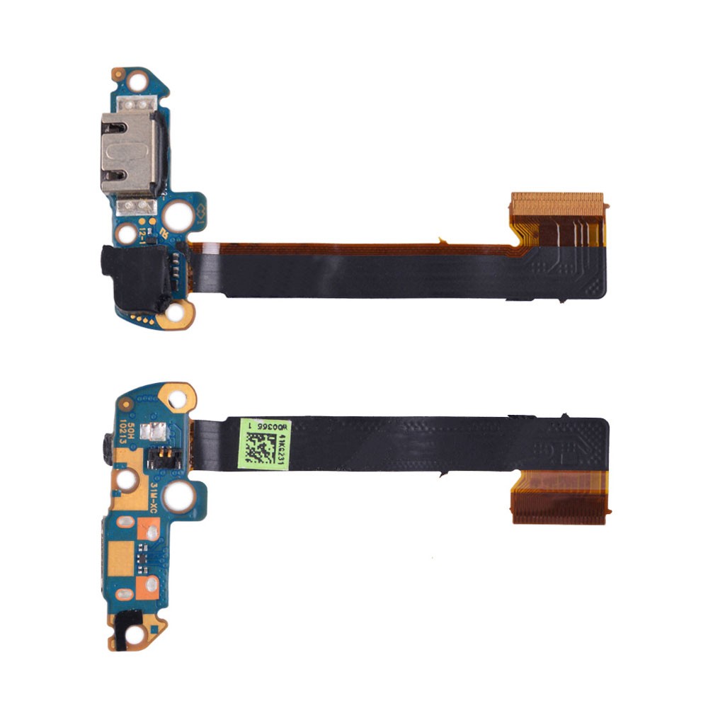 Шлейф з роз'ємом зарядки та мікрофоном для HTC One M7 802 фото 1