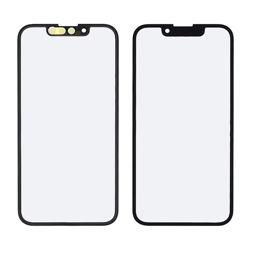 Стекло корпуса для iPhone 13 Pro Max + OCA, цвет черный фото 1
