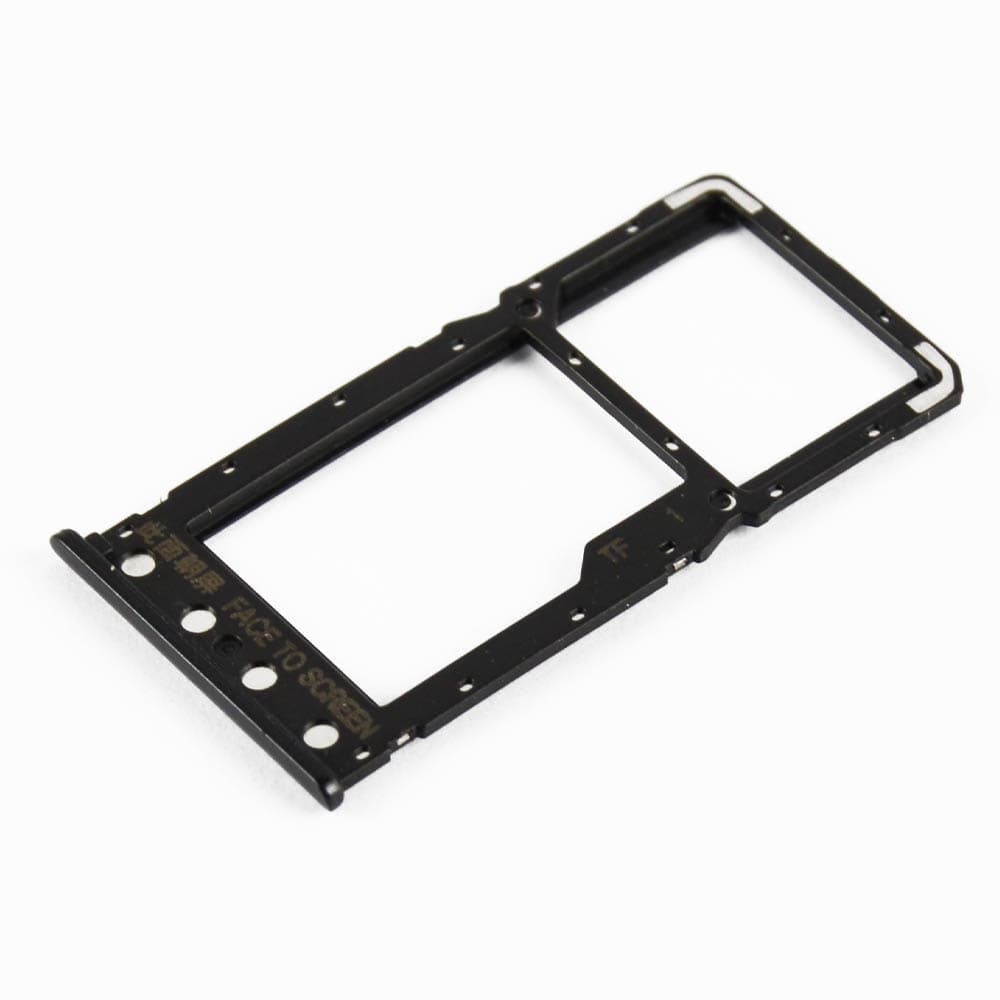 Держатель сим карты для Xiaomi Redmi 6A, цвет черный фото 1