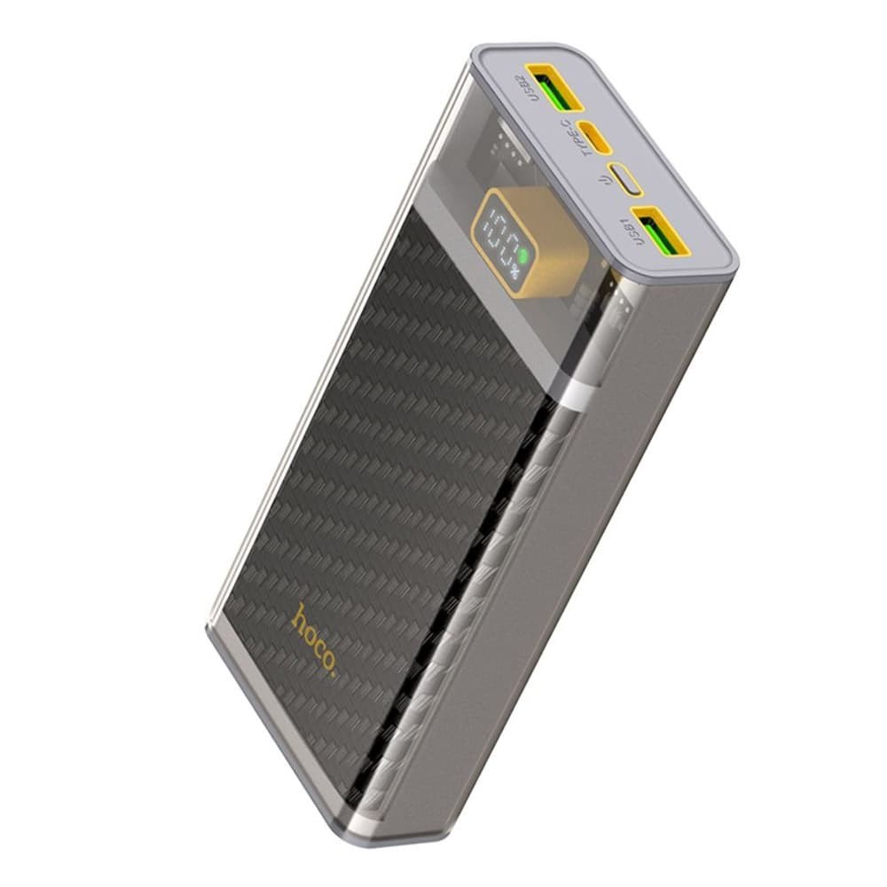 Повербанк HOCO J103A 22.5W 20000 mAh, колір сірий фото 1
