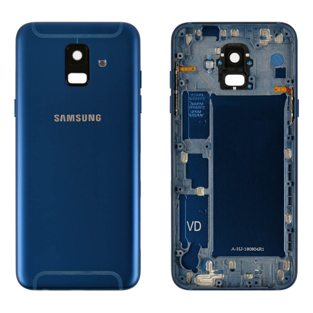 Задняя крышка для Samsung A600F Galaxy A6 (2018), цвет синий фото 1
