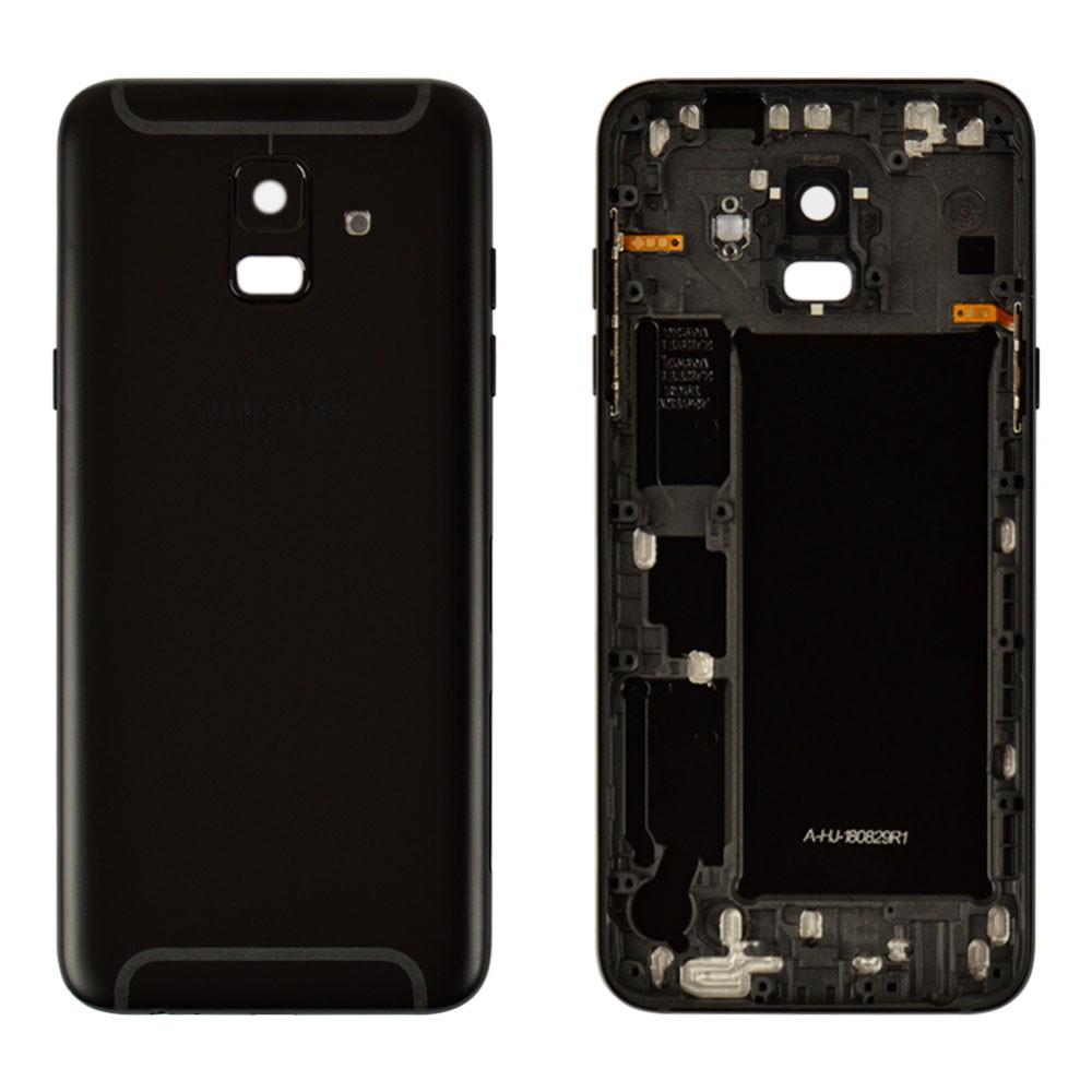 Задняя крышка для Samsung A600F Galaxy A6 (2018), цвет черный фото 1