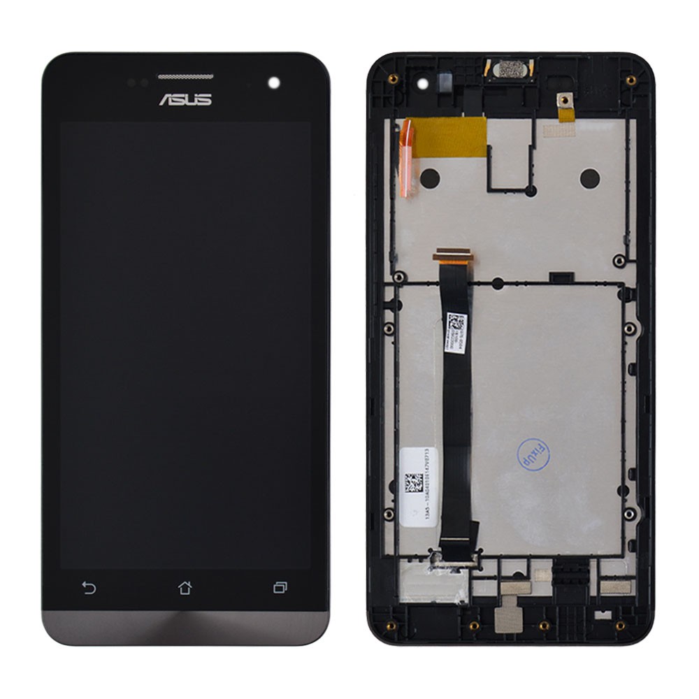 Дисплей Asus ZenFone 5 (A500CG/A500KL/A501CG) з тачскрином та рамкою в зборі, колір чорний фото 1