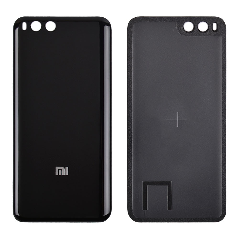 Задня кришка Xiaomi Mi6, колір чорний, оригінал фото 1