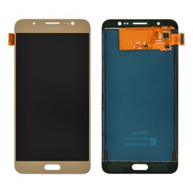 Дисплей Samsung Galaxy J7 J710 (J710F, J710H, J710M) 2016 з тачскріном у зборі, ips (tft),  колір золотий, без рамки