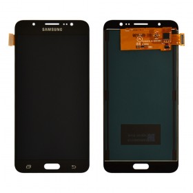 Дисплей Samsung Galaxy J7 J710 (J710F, J710H, J710M) 2016 с тачскрином в сборе, ips (tft),  цвет черный, без рамки