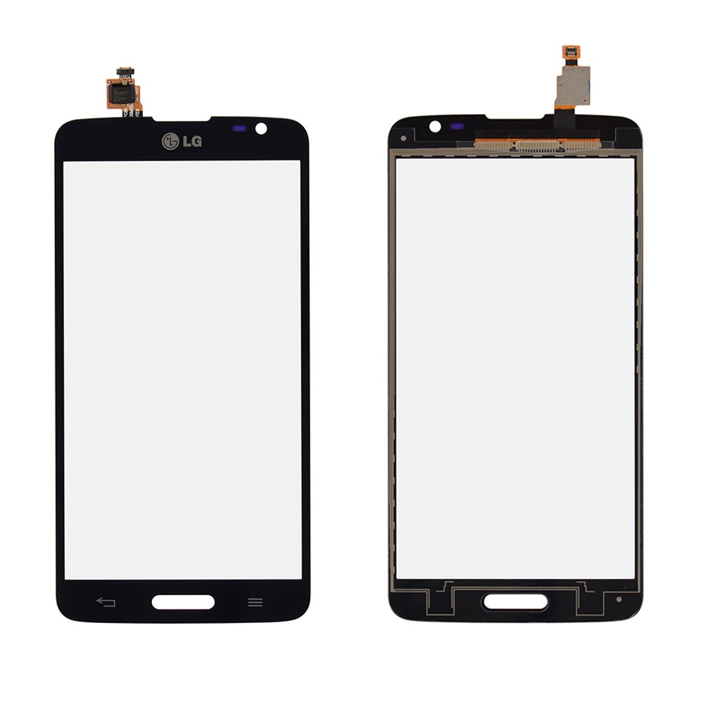 Тачскрин LG D680, D684, колір чорний, маленька мікросхема фото 1