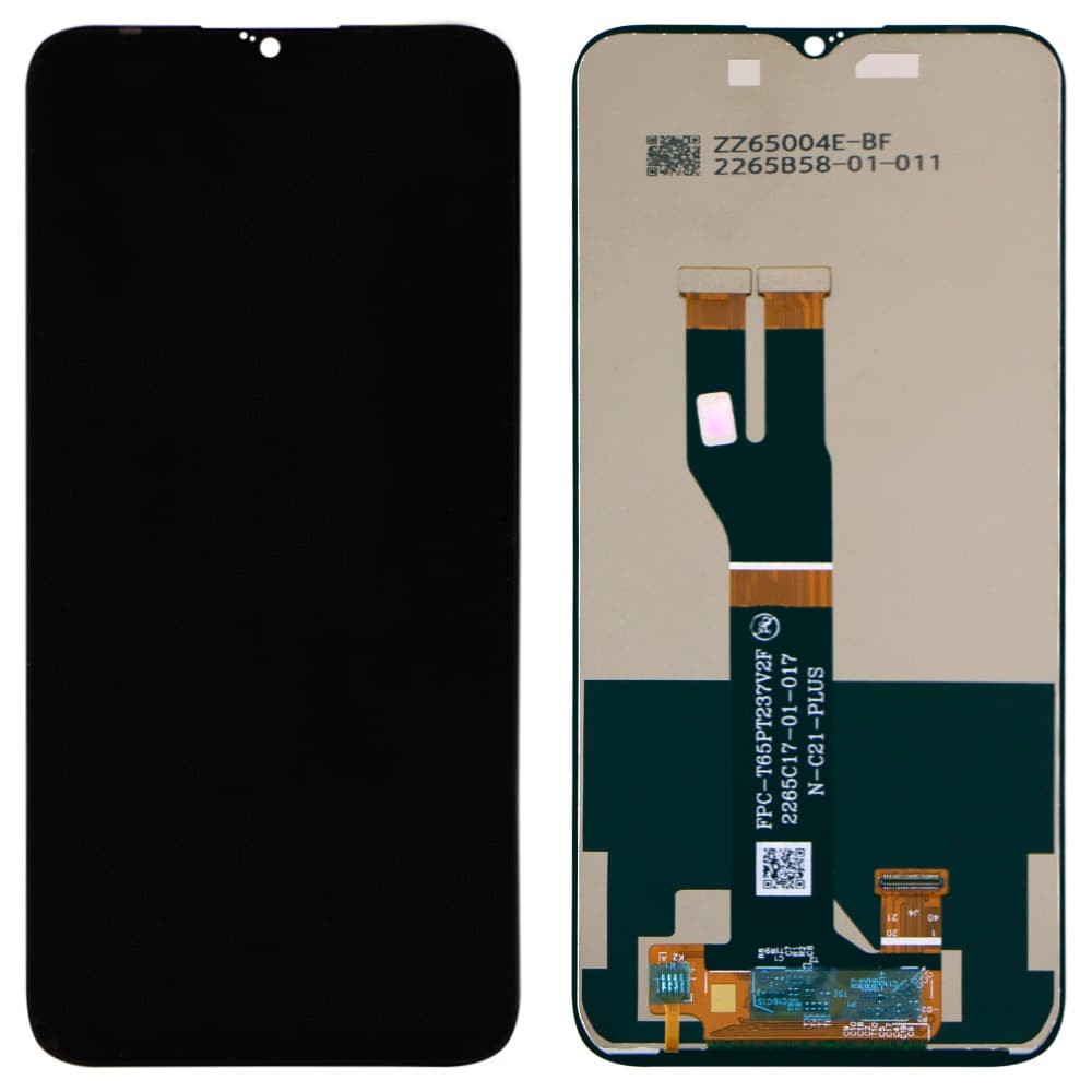 Дисплей для Nokia C21 Plus TA-1424, с тачскрином в сборе, цвет черный фото 1