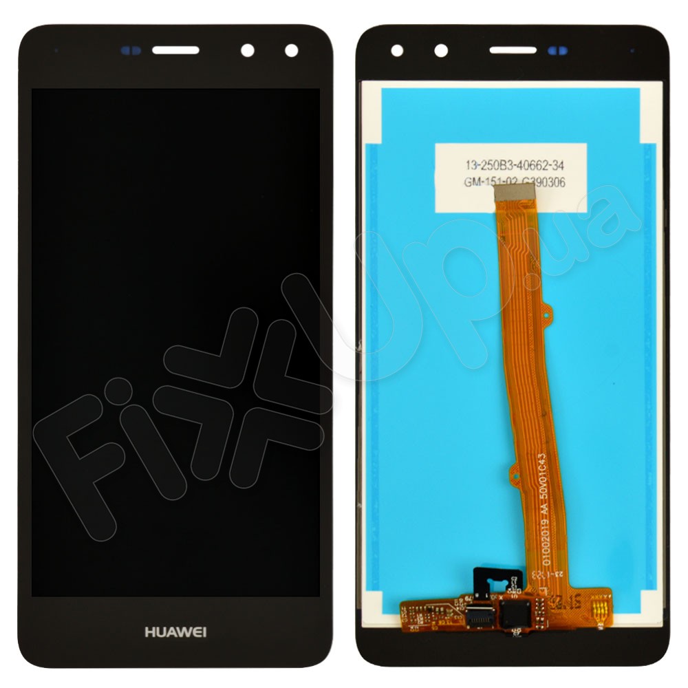 Дисплей для Huawei Y5, Y5 III 2017 (MYA-U29, MYA-L02, MYA-L22) с тачскрином в сборе, цвет черный, уценка фото 1