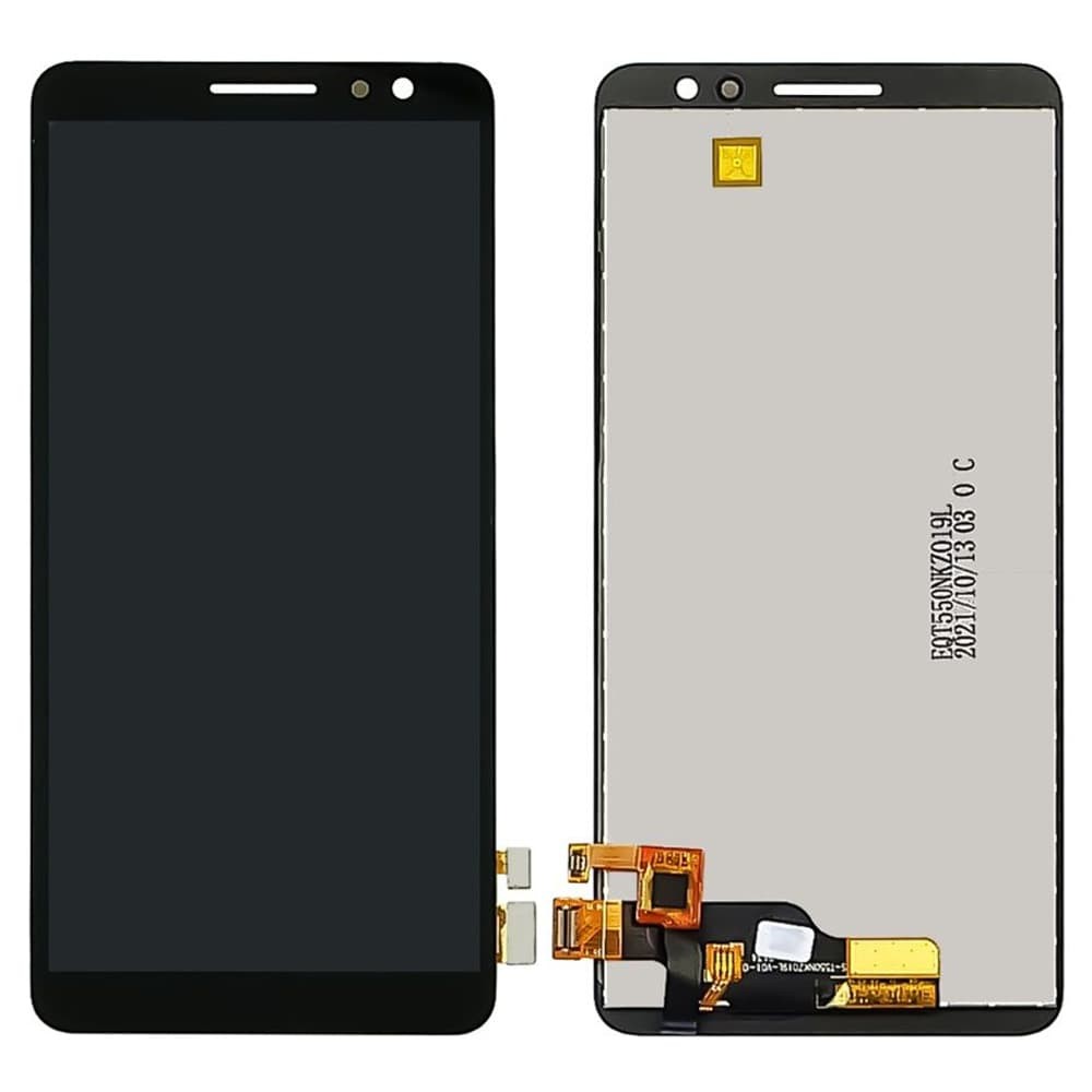 Дисплей для Alcatel 1B (5002H), с тачскрином, черный, уценка фото 1