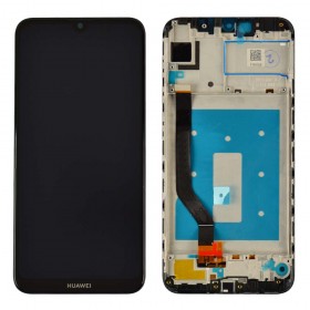 Дисплей для Huawei Y7 2019, Y7 Prime 2019, Y7 Pro 2019 (DUB-LX1, DUB-LX3, DUB-LX2) с тачскрином в сборе, 4/64gb,11pin, оригинал китай,  цвет черный, с рамкой